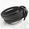 Flat Leather Jewelry Cord WL-WH0008-01A-04-1