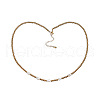 Mother's Day Jewellery Stylish Natural Freshwater Pearls & Stainless Steel Beaded Necklaces for Women NR6960-2-1