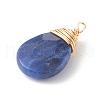 Natural & Synthetic Gemstone Pendants X-PALLOY-JF00754-4