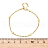 304 Stainless Steel Rope Chain Bracelets for Women BJEW-C094-04G-5