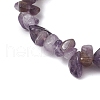 Natural Amethyst Chips Stretch Bracelets for Women BJEW-JB11343-05-4