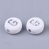 Plating Acrylic Beads X-PACR-R243-04G-2