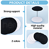 BENECREAT 8Pcs 2 Colors EVA Cloth Round Fascinator Hat Base for Millinery Magic AJEW-BC0007-70-4