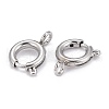 Non-Tarnish 304 Stainless Steel Spring Ring Clasps STAS-F224-02P-C-3
