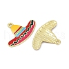 Cinco De Mayo Theme Alloy Enamel Pendants ENAM-V001-05K-G-2