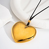 Stylish Stainless Steel Heart Pendant Necklaces for Women LT7996-1