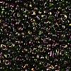 Picasso Spray Painted Glass Seed Beads SEED-T006-04-19-2