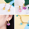 Kissitty Transparent Glass Globe Pendants GLAA-KS0001-02-8