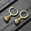 Brass Cubic Zirconia Hoop Earrings EJEW-Q015-02G-B-4