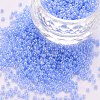 12/0 Imitation Jade Glass Seed Beads SEED-S049-A-005-1