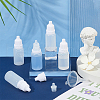  100Pcs Plastic Eye Dropper Bottles MRMJ-NB0001-25-5