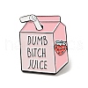 Word Dumb Bitch Juice Enamel Pin JEWB-G018-14C-EB-1