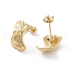 PVD Vacuum Plating 304 Stainless Steel Stud Earrings for Women EJEW-D095-16G-2