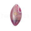 3Pcs 3 Styles Dyed Natural Brazilian Agate Cabochons PALLOY-JF04017-02-3