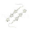 Transparent Acrylic Star Dangle Earrings EJEW-JE06056-4