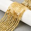 Natural Yellow Quartz Beads Strands G-G259-D03-3mm-1