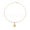 Brass Charm Necklace BJEW-Q350-04A-G-1