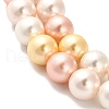 Shell Pearl Beads Strands BSHE-XCP0001-36-3