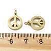 304 Stainless Steel Pendants STAS-D302-02G-2