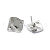 304 Stainless Steel Stud Earring Findings STAS-L024-003P-04-2