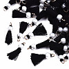 Polycotton(Polyester Cotton) Tassel Pendant Decorations FIND-T052-13B-1