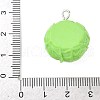 Opaque Resin Pendants RESI-G107-04F-3