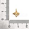 Brass Micro Pave Cubic Zirconia Pendants KK-D356-07C-G-3
