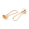 Brass Earring Hooks KK-Q770-10G-2