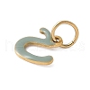304 Stainless Steel Enamel Charms STAS-G353-01G-U-2