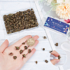 SUNNYCLUE 200Pcs 10 Styles Tibetan Style Tube Bails FIND-SC0009-25AB-3