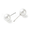Imitation Pearl Stud Earrings EJEW-P296-21B-P-2