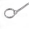 304 Stainless Steel Split Key Rings STAS-G085-13-2