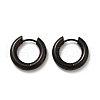 202 Stainless Steel Polishing Hoop Earrings EJEW-M106-02EB-02-4