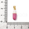 Brass Enamel Pendants KK-Q098-40G-B-3