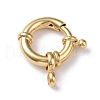 Eco-friendly Brass Spring Ring Clasps KK-D082-02G-C-1