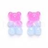 Gradient Color Opaque Resin Cabochons CRES-R196-02A-2
