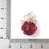 Transparent Resin Pendants CRES-D306-10G-A-4