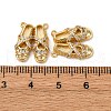 Brass Micro Pave Cubic Zirconia Pendants KK-P308-60G-3