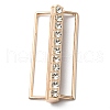 Alloy Rhinestone Belt Strap Buckles PALLOY-F302-01KCG-1