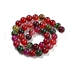 Dyed Natural Agate Beads Strands G-R262-10mm-1-5