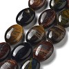 Natural 3-Color Tiger Eye Beads Strands G-P528-M22-01-1