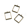 Alloy Open Back Bezel Big Pendants PALLOY-TA0021-02AB-2