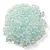 UV Plating Rainbow Iridescent Transparent Acrylic Bubble Beads OACR-C007-02D-3