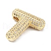 Rack Plating Brass Micro Pave Cubic Zirconia Pendants KK-Q790-01T-G-2