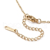 Flower Epoxy Resin Pendant Necklaces NJEW-JN05047-6