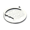Non-Tarnish 201 Stainless Steel Pendants STAS-R118-04P-2