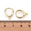 Brass Hoop Earring Finding KK-N261-63G-3