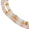 Watermelon Stone Glass Beads Strands G-U026-B02-4mm-4