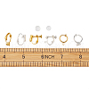 Brass Clip-on Earrings Findings KK-TA0007-66-10