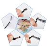 Round Elastic Cord and Iron Barbs DIY-TA0004-04B-12